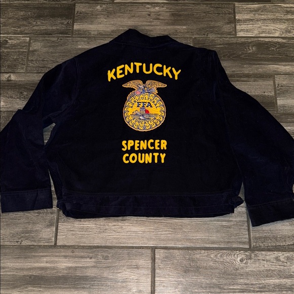 Kentucky FFA Spencer County Jacket men’s xl corduroy - Picture 1 of 10